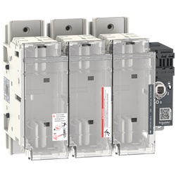Interruttore-sezionatore con fusibili 3 poli 400A 690VAC uso industriale e infrastrutture