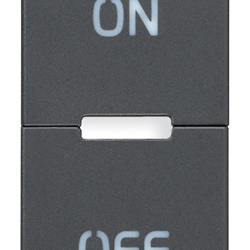 TASTO 1M SIMBOLI ON E OFF GRIGIO