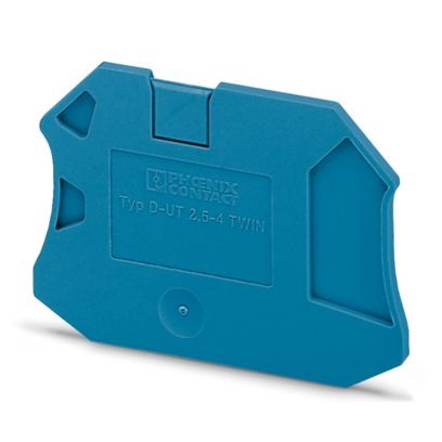 D-UT 2,5/4-TWIN BU PIASTRA TERMINAL