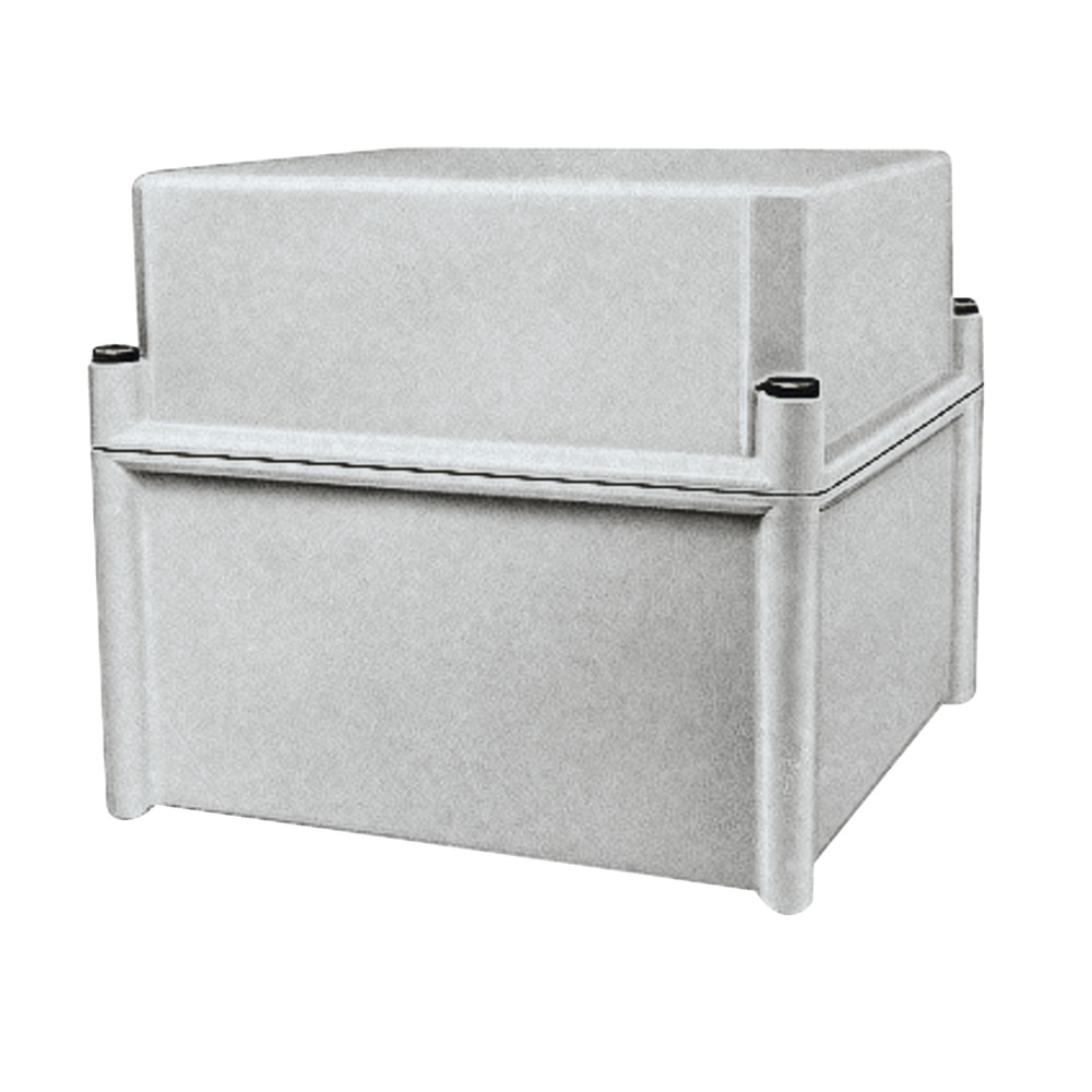 Cassetta PLS, retro in poliestere, copertura PC opaca IP65 27x54x23cm