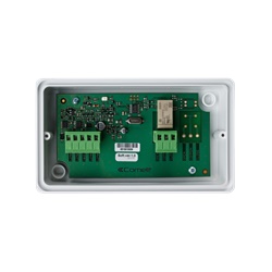 Modulo indirizzato 1 uscita relè 240VAC 4A, isolatore integrato, contenitore plastico e montaggio a parete, EN54-17/18