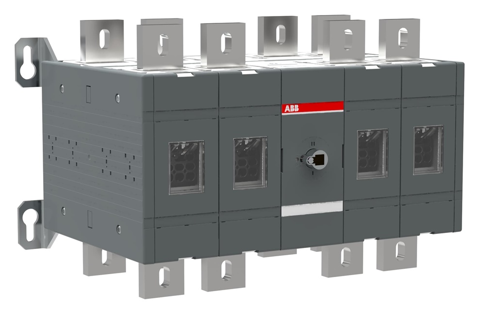 Sezionatore manuale 1250A 4 poli commutazione I-0-I per controllo circuiti elettrici industriali e civili