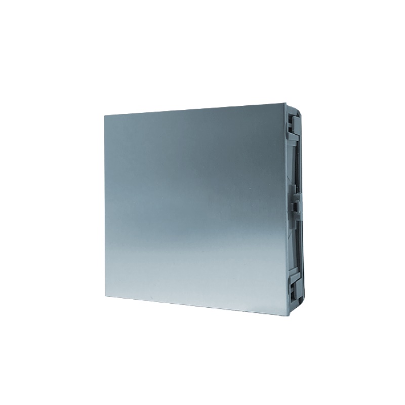 Serie Ultra - Modulo cieco Full Metal, rivestimento lega di alluminio anodizzato