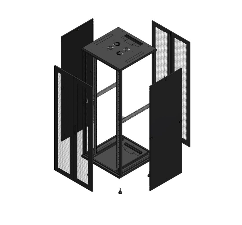 42U 800X800DOPPIA PORT ANT/POST TRA