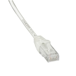 Patch cord Actassi Cat6 U/UTP 4 coppie LSZH 1m 250MHz bianco