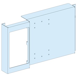 Piastra di fondo NS-INS630 V fisso acciaio bianco per armadi elettrici 600x300 mm