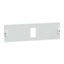 Piastra frontale pretranciata acciaio bianco per armadi PrismaSeT L600 3 moduli