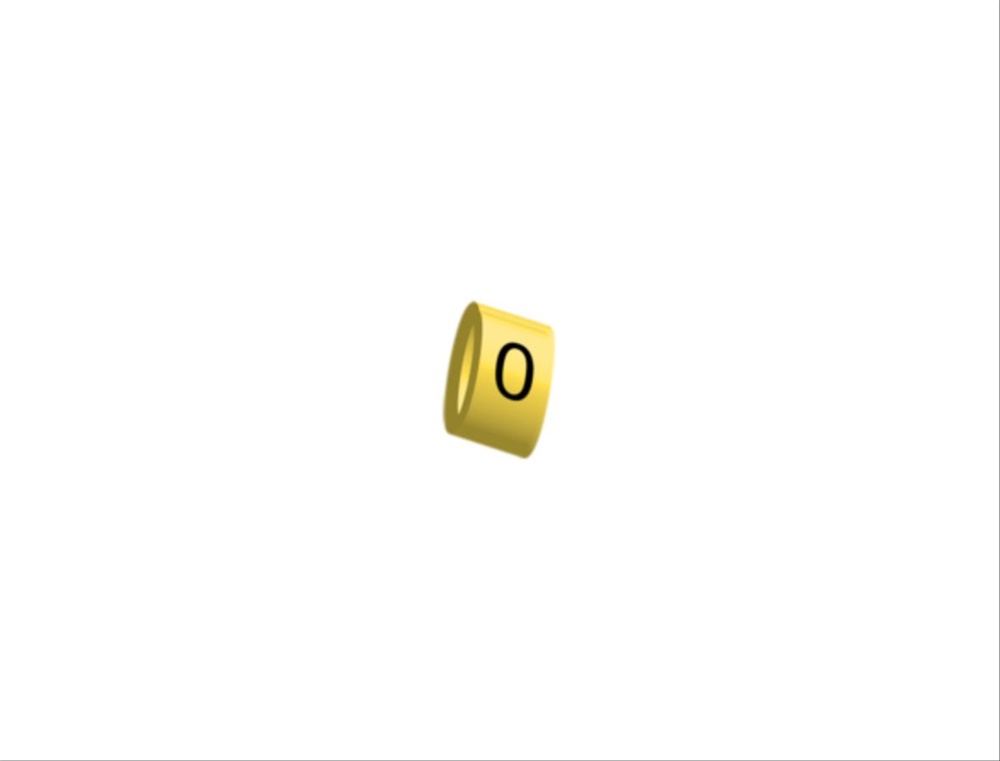 Elemento siglatura PMP-30 giallo resistente per cablaggio industriale