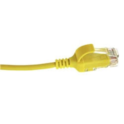 PATCH CORD SLIM CAT6 UTP 05M GIALLO