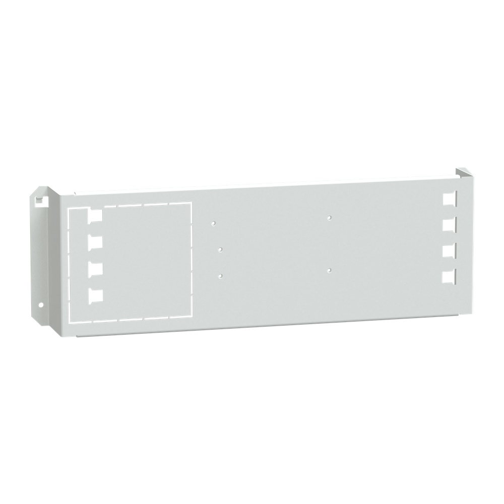 Piastra montaggio acciaio bianco per armadi PrismaSeT G e parete L600 compatibile NSXm/VIGI/SDx 160A