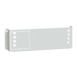 Piastra montaggio acciaio bianco per armadi PrismaSeT G e parete L600 compatibile NSXm/VIGI/SDx 160A
