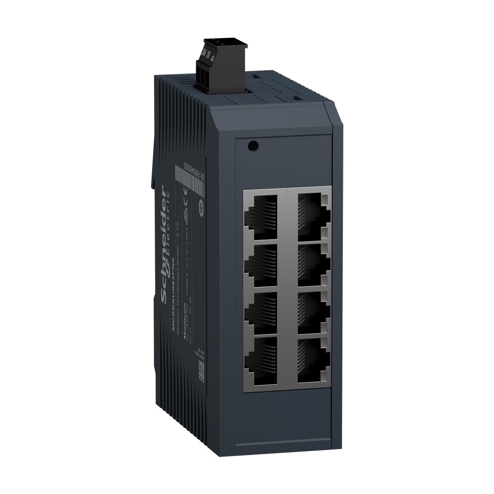 switch di rete, Modicon Networking, standard non gestito, 8 porte per rame