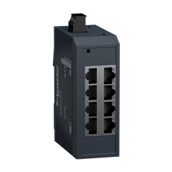 switch di rete, Modicon Networking, standard non gestito, 8 porte per rame