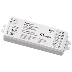 Controller LED WiFi TUYA BI+CCT 2x5A controllo remoto strisce LED temperatura colore regolabile