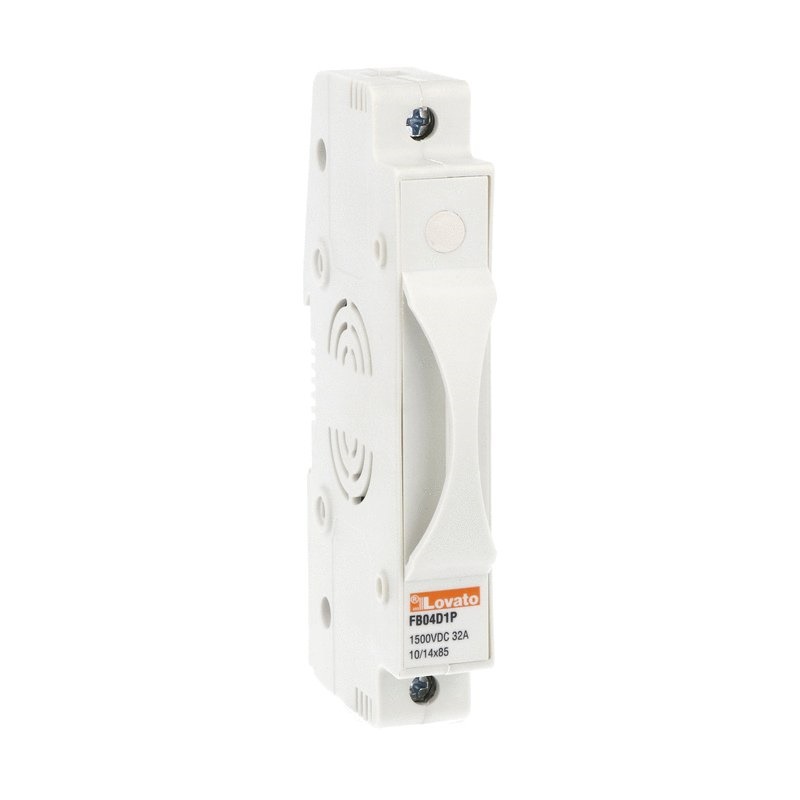 Portafusibile 1 polo 10x85 mm 1500VDC per impianti fotovoltaici