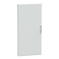 Porta piena 24M PrismaSeT G acciaio RAL 9003 IP30/4X apertura 130° serratura chiave armadi elettrici