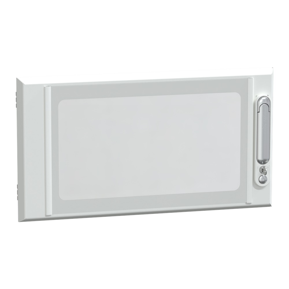 Porta trasparente armadio PrismaSeT G 600x330 mm acciaio IP30 serratura chiave
