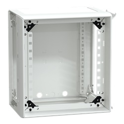 Canalina L300 PrismaSet G6M condotto armadio bianco RAL 9003 apertura 130°