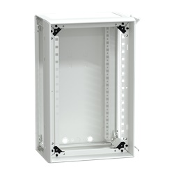 Canalina armadio PrismaSet 300mm 9 moduli bianco apertura 130° opaca
