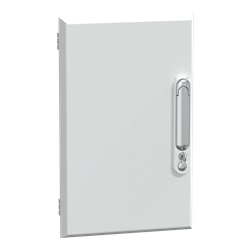 Porta piena lamiera acciaio RAL 9003 300x480 mm IP30/4X per armadio PrismaSeT G