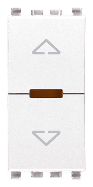 Commutatore elettronico centralizzabile Quid per tapparelle orientamento lamelle 2A 220-240V bianco