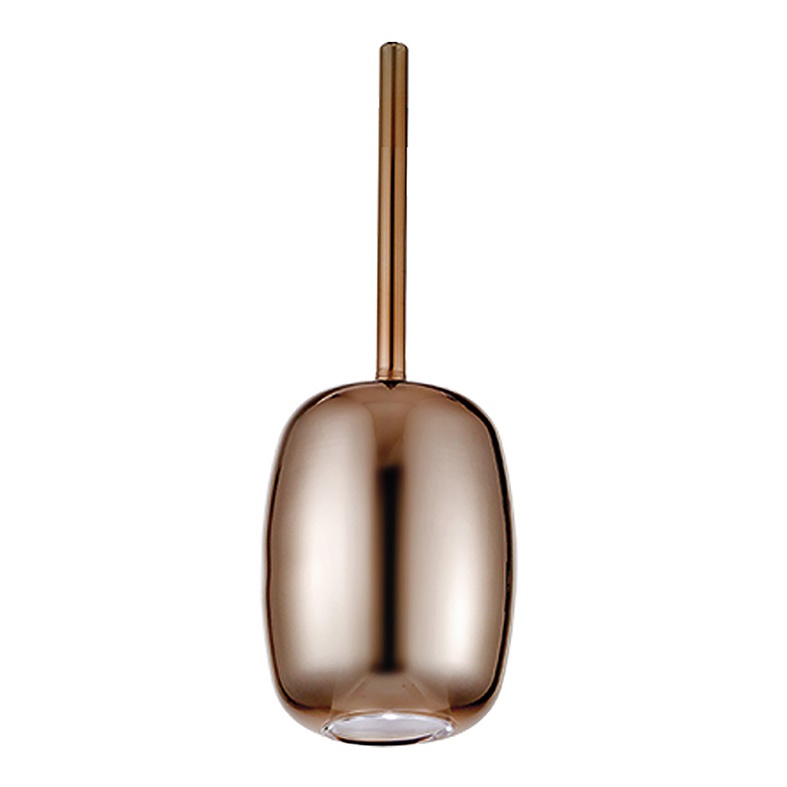 Sospensione vetro bronzo G9 33W design moderno per interni residenziali e commerciali