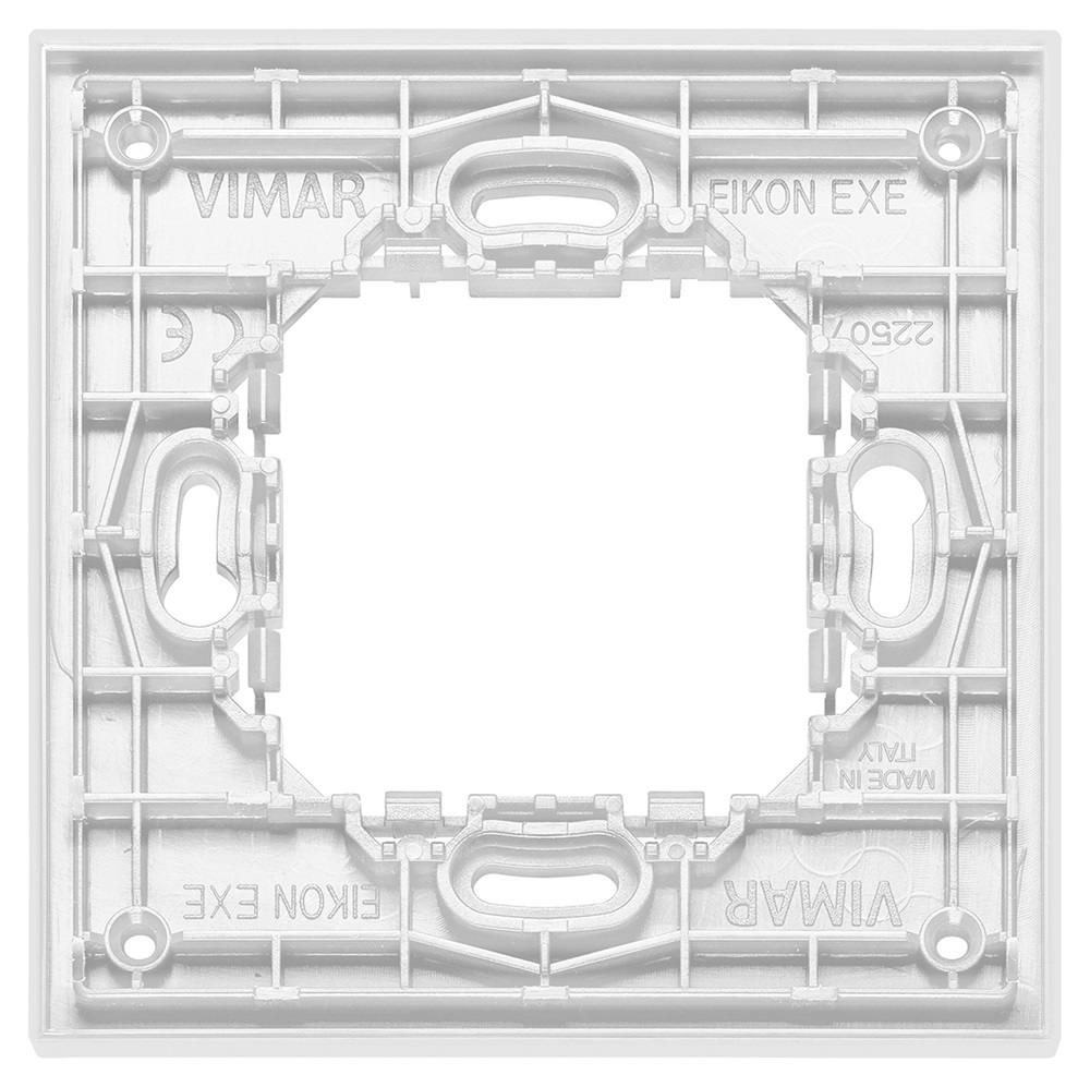 SUPPORTO RADIO PLACCA 2M BIANCO