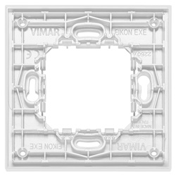 Supporto radio placca 2 moduli bianco per comando wireless EnOcean Bluetooth ZigBee parete