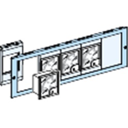 Piastra frontale preforata struttura PrismaSeT acciaio 150x600 mm armadi modulari
