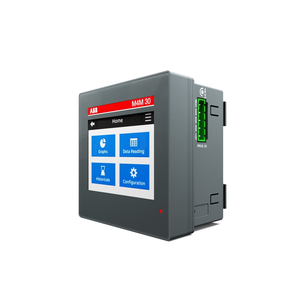 Analizzatore rete M4M 30 PROFIBUS con 4 I/O programmabili, alimentazione 48-240 V AC/DC, Bluetooth, per monitoraggio industriale avanzato