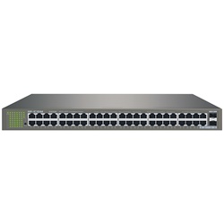 Switch Gigabit 48 porte RJ45 2 slot SFP alta velocità rete aziendale