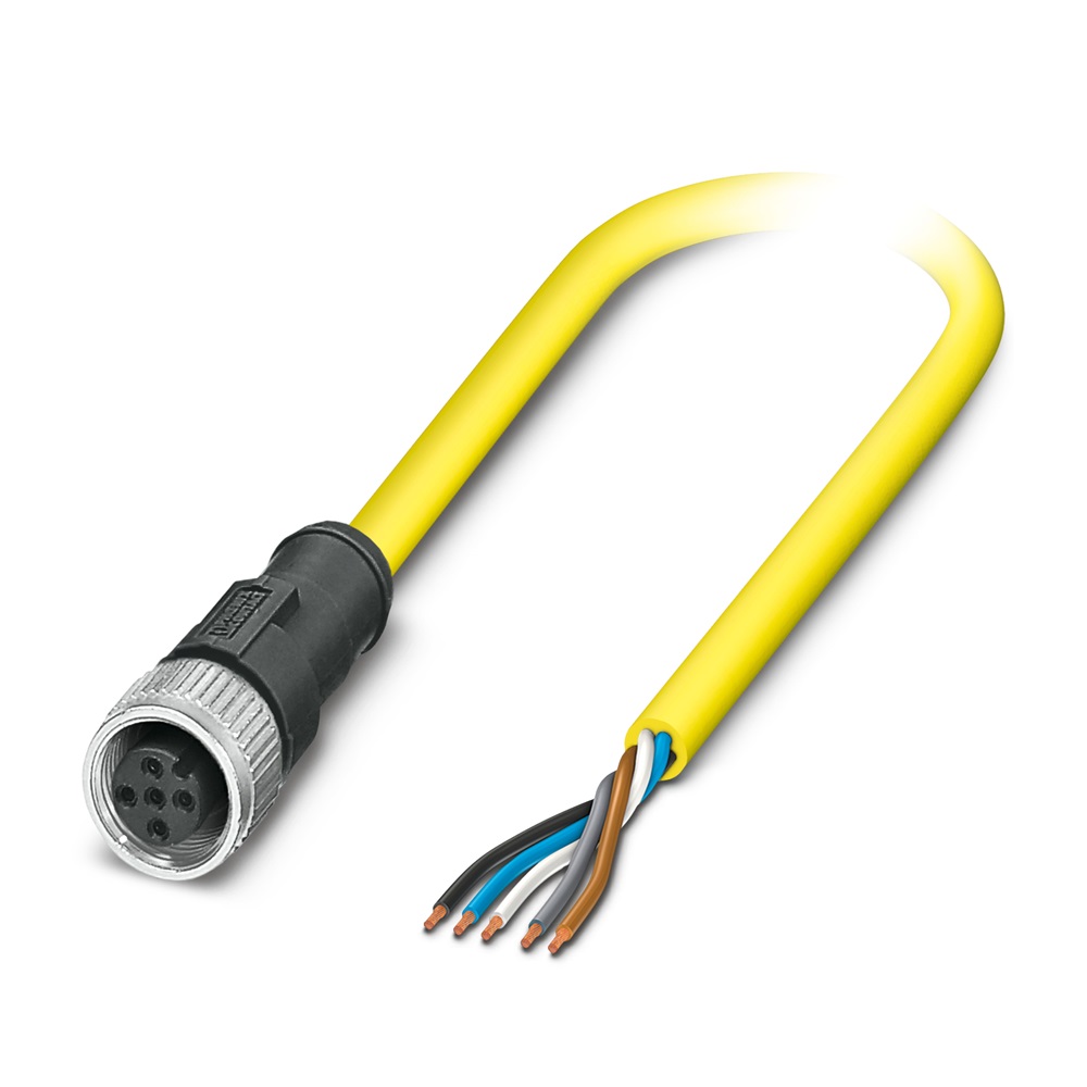 SAC-5P- 5,0-542/M12FS BK CAVO SENS/
