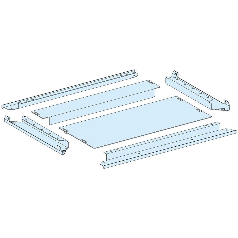 Piastra passacavi PPC piena IP30 800x400 mm per armadi PrismaSeT struttura resistente
