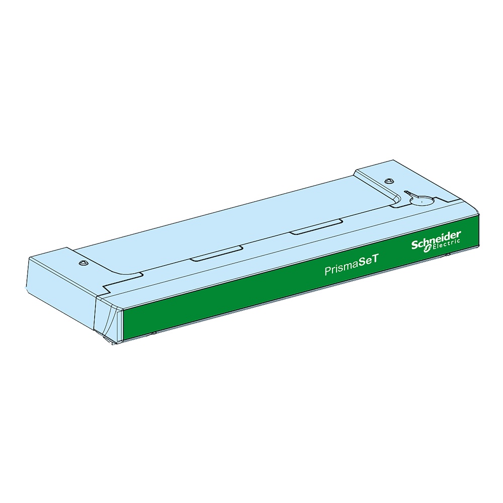 Tetto verde G IP30 piastra lamiera acciaio bianco 300mm per armadi PrismaSeT G