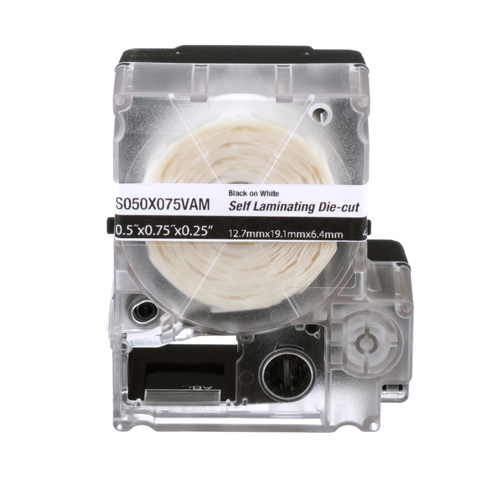 MP CASSETTE, SELF-LAMINATING LABEL,