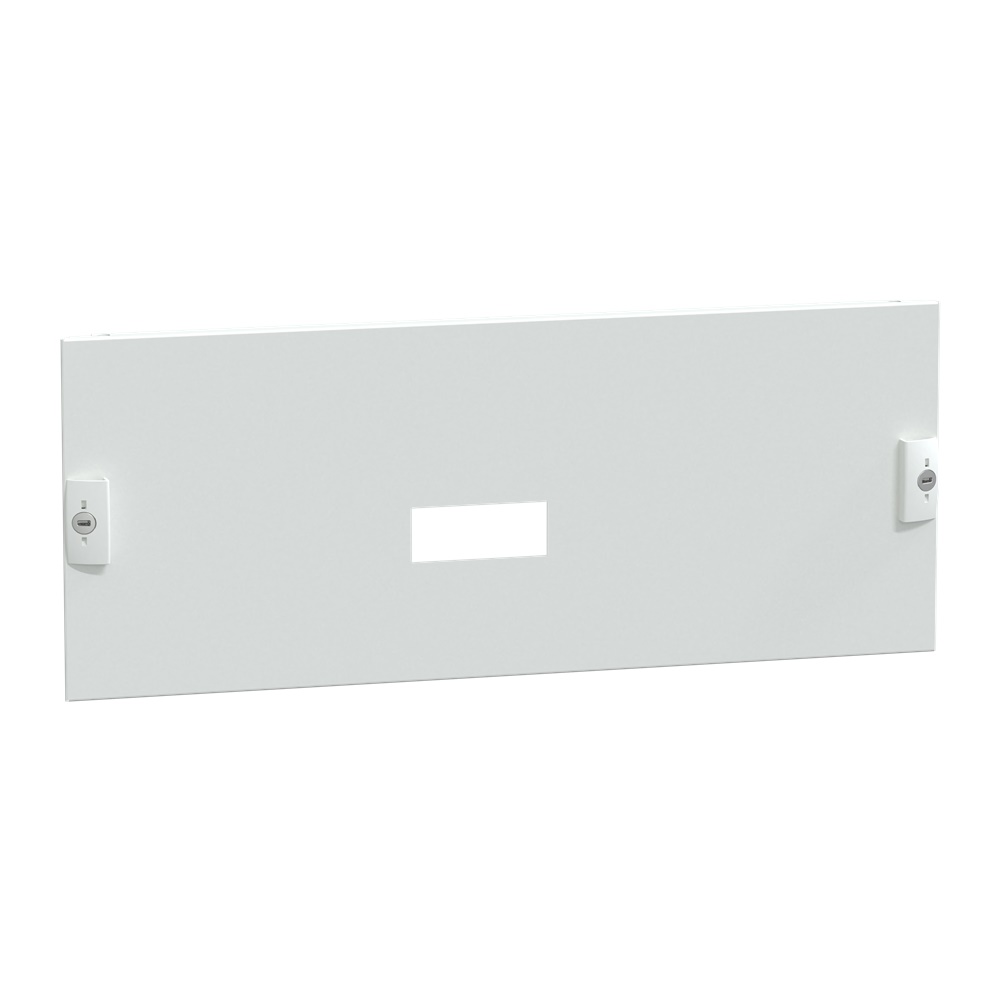 Piastra frontale NR250 H fisso per armadi controllo EasyPact CVS400/630, acciaio bianco, 300x850 mm