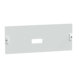 Piastra frontale NR250 H fisso per armadi controllo EasyPact CVS400/630, acciaio bianco, 300x850 mm