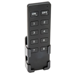 Radiocomando con pulsanti controllo 8 zone per impianti elettrici automazione