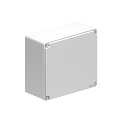 Pulsantiera metallica non forata 170x190x90 mm contenitore con coperchio grigio