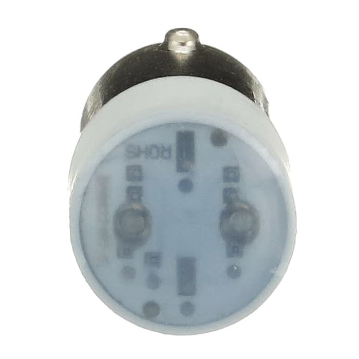 Lampadina LED BA9S 24V blu attacco BA9S per applicazioni industriali e professionali