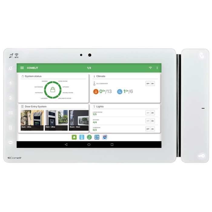 Serie Maxi Manager - Supervisore 7 Android ViP, PoE, RFID, gestione videocitofonia/domotica/antintrusione