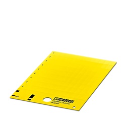 Targhetta gialla 8,8x15mm per morsettiere