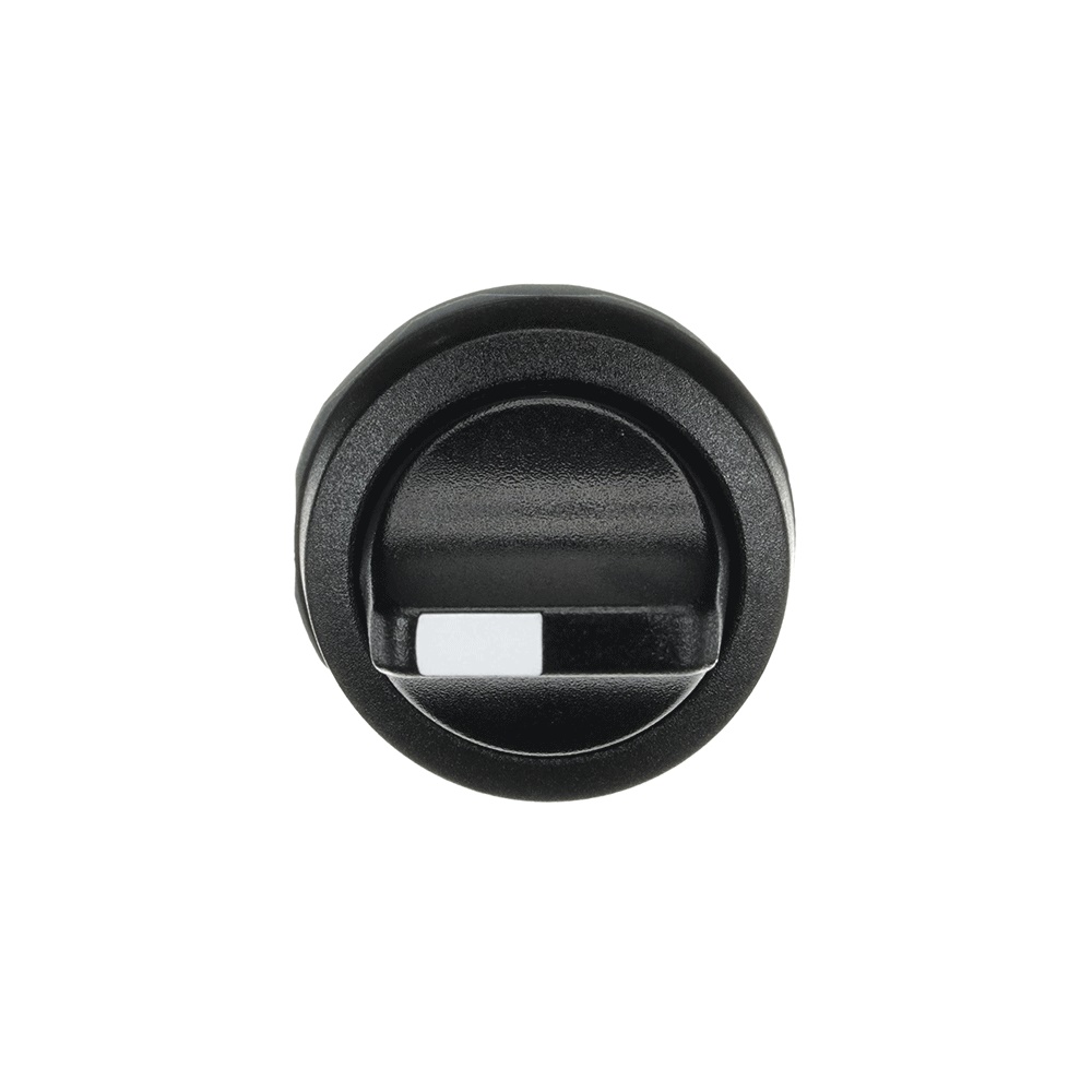 Selector switch 3 posizioni momentaneo manopola corta nero plastica per controllo elettrico