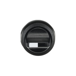 Selector switch 3 posizioni momentaneo manopola corta nero plastica per controllo elettrico