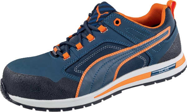Scarpe antinfortunistiche basse Crosstwist S3 HRO SRC blu marino con puntale fibra vetro e suola antiperforazione FAP®