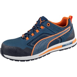Sneakers antinfortunistiche basse Crosstwist S3 HRO SRC blu marino con puntale fibra vetro e suola antiperforazione FAP® per lavoro sicurezza e comfort