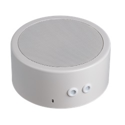 Diffusore tondo parete/soffitto metallo bianco, altoparlante 165mm HQ, trasformatore 100V regolabile, fusibile termico, morsettiera ceramica, EN54-24