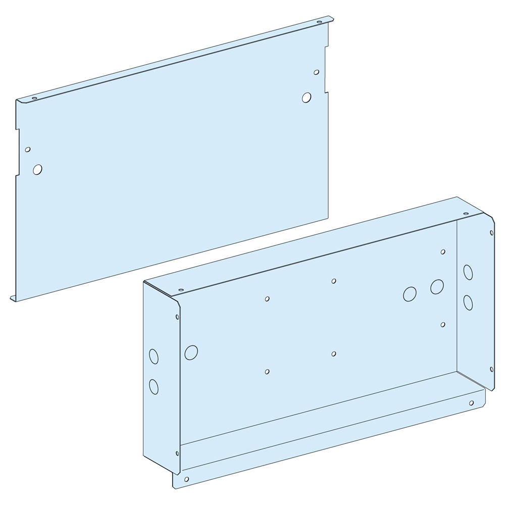 Cover L650 copertura sbarra verticale PrismaSeT per sistema sbarre MTZ2/NW/ISFL W650