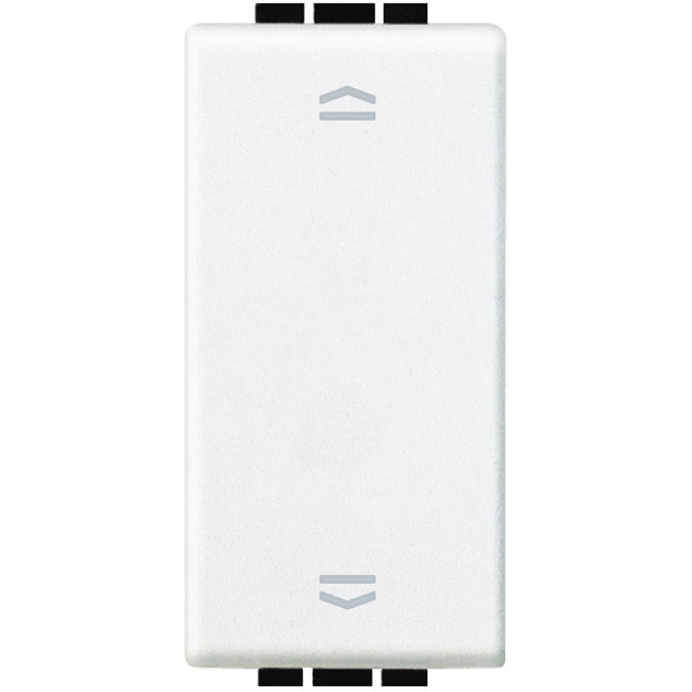 Pulsante doppio interbloccato 10A bianco comando elettrico civile industriale