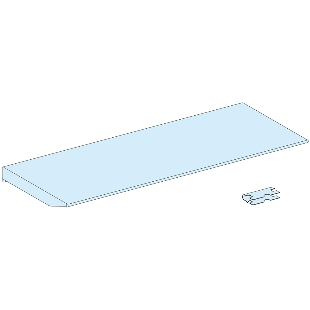 Tettuccio IP43 in lamiera bianca per armadi PrismaSeT G larghezza 650 mm